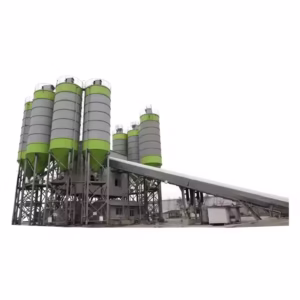 Zoomlion Original HZS180R(Bucket) Concrete Mixing Plant 180m3/h 4*100Ton Aggregate Storage Hopper for Construction